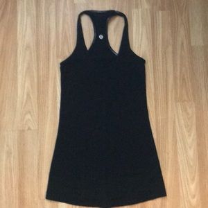 Lulu Lemon Black Racer Back Tank